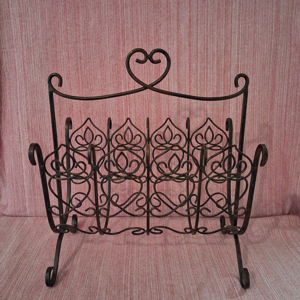 Southern Living at Home Magazine Rack Davistown Wrought Iron